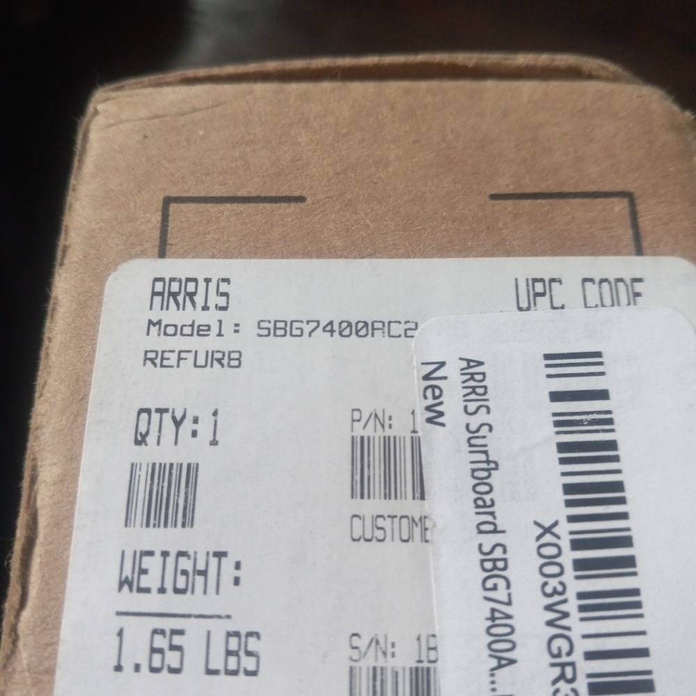 ARRIS SURFboard Cable Modem SBG7400AC2 DOCSIS 3.0 Modem WiFi Router 960 Mbps - Picture 8 of 13